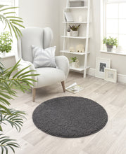 Load image into Gallery viewer, Charcoal Washable &amp; Non Slip Shaggy Rug - My Rug