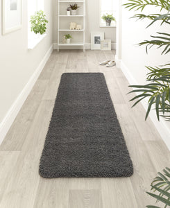 Charcoal Washable & Non Slip Shaggy Rug - My Rug