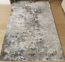 Load image into Gallery viewer, Mustard and Grey Abstract Rug - Tronso