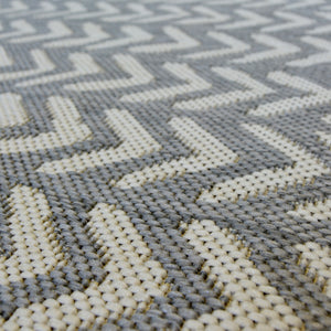 Grey Washable Outdoor Garden Rug - Ota